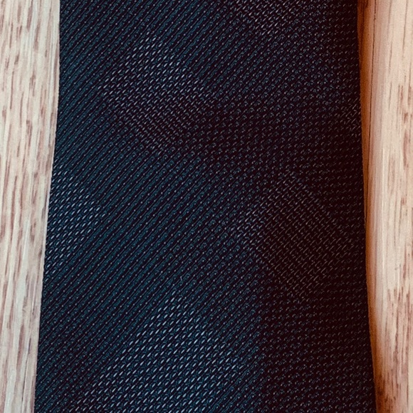 Burberry Nova Check Black Plaid Modern Slim Tie - Picture 7 of 8